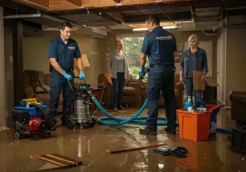 Basement Water Extraction and Removal Techniques process in Russell Springs, KY